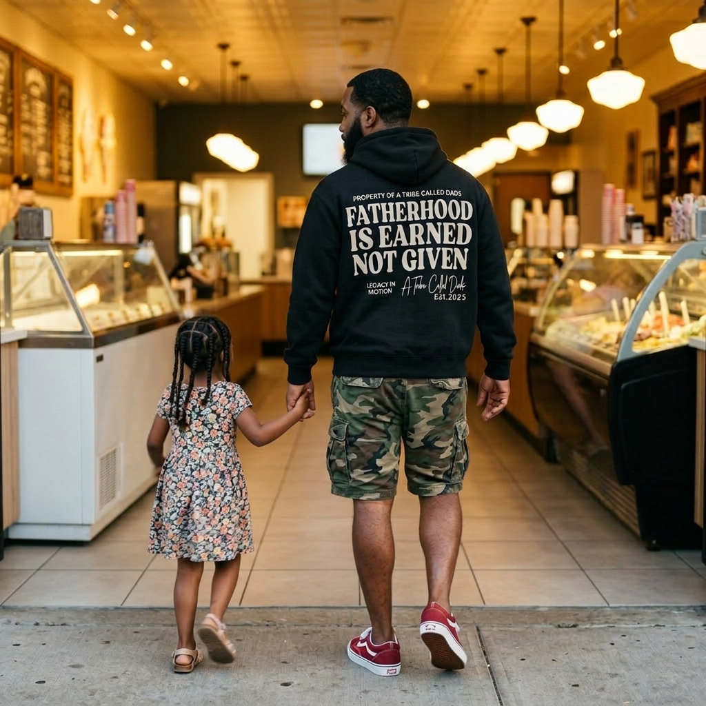 Fatherhood is Earned Hoodie