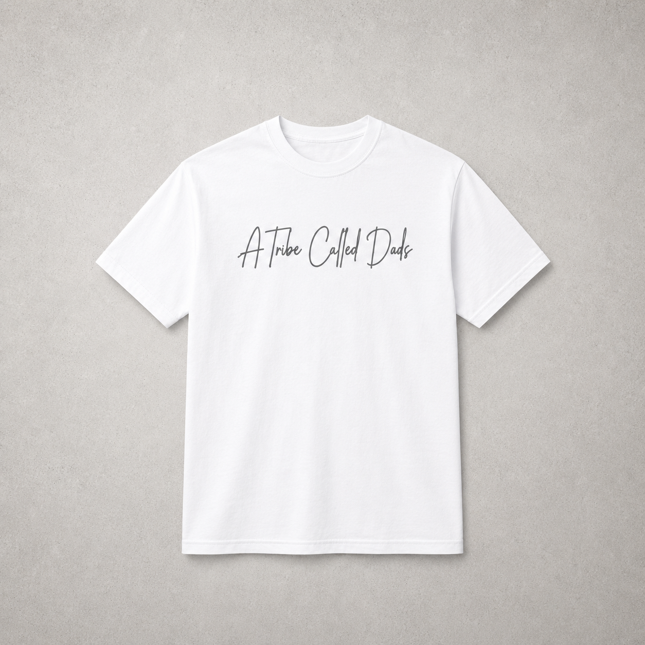 Fatherhood Is Earned Tee Vintage White