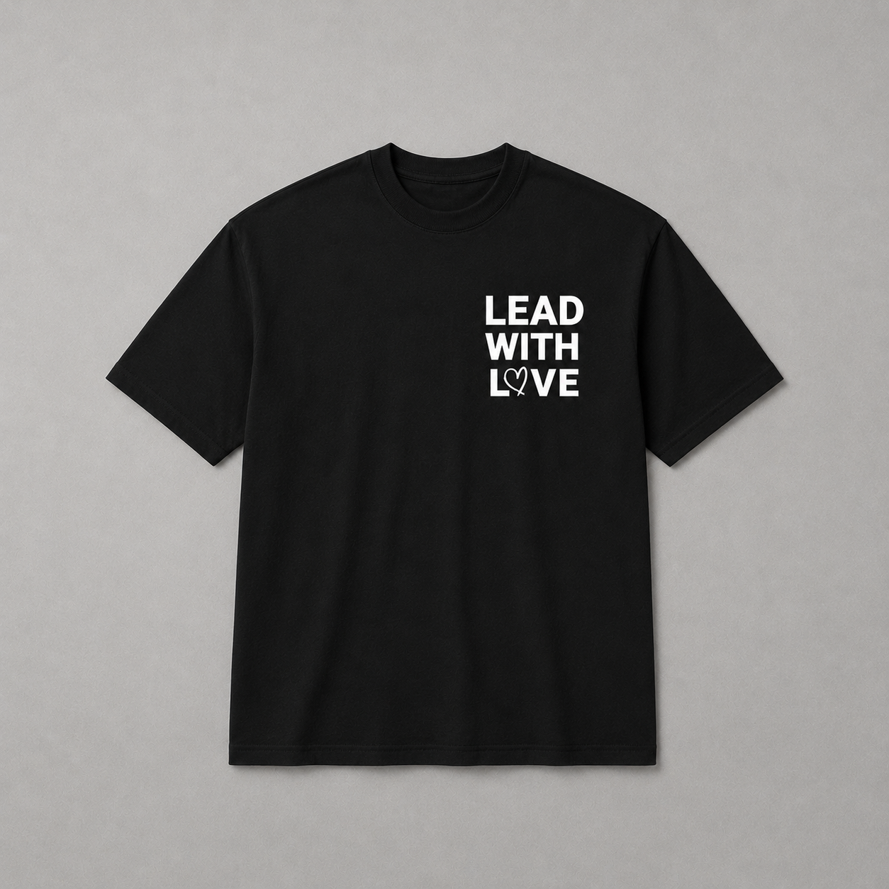 Lead With Love Boxy Tee Legacy Black