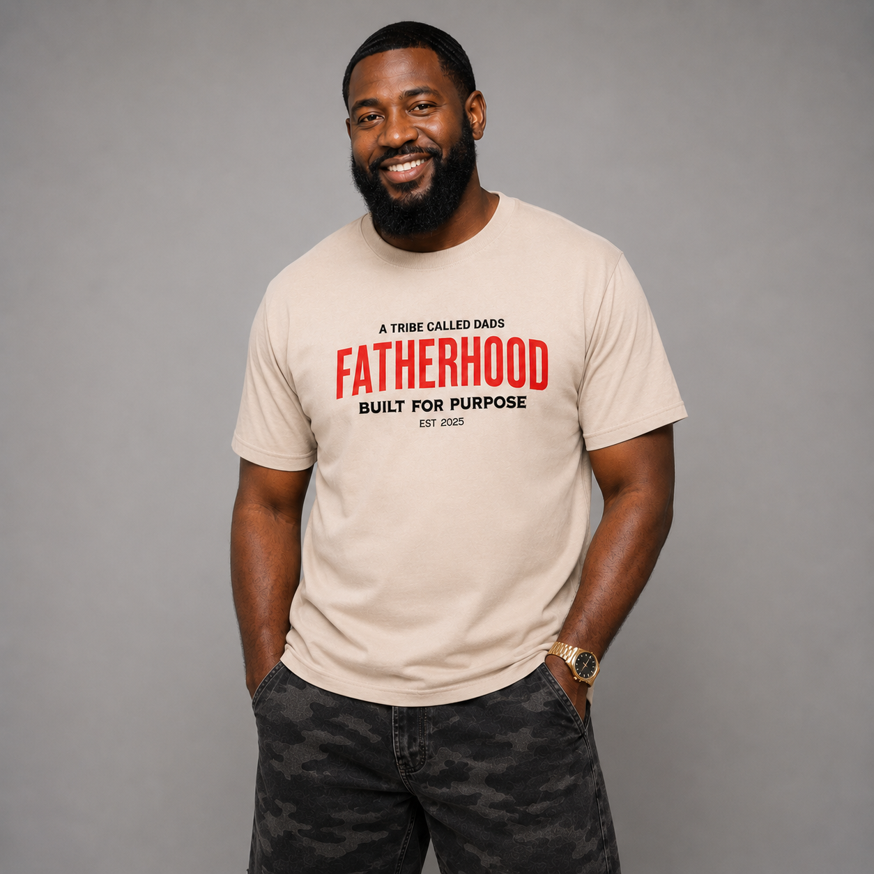 Built For Purpose Tee Heritage Sand